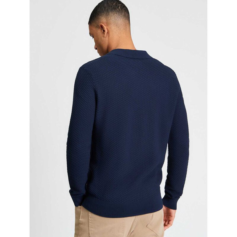 Ben Sherman Texture Open Neck Polo image number 1